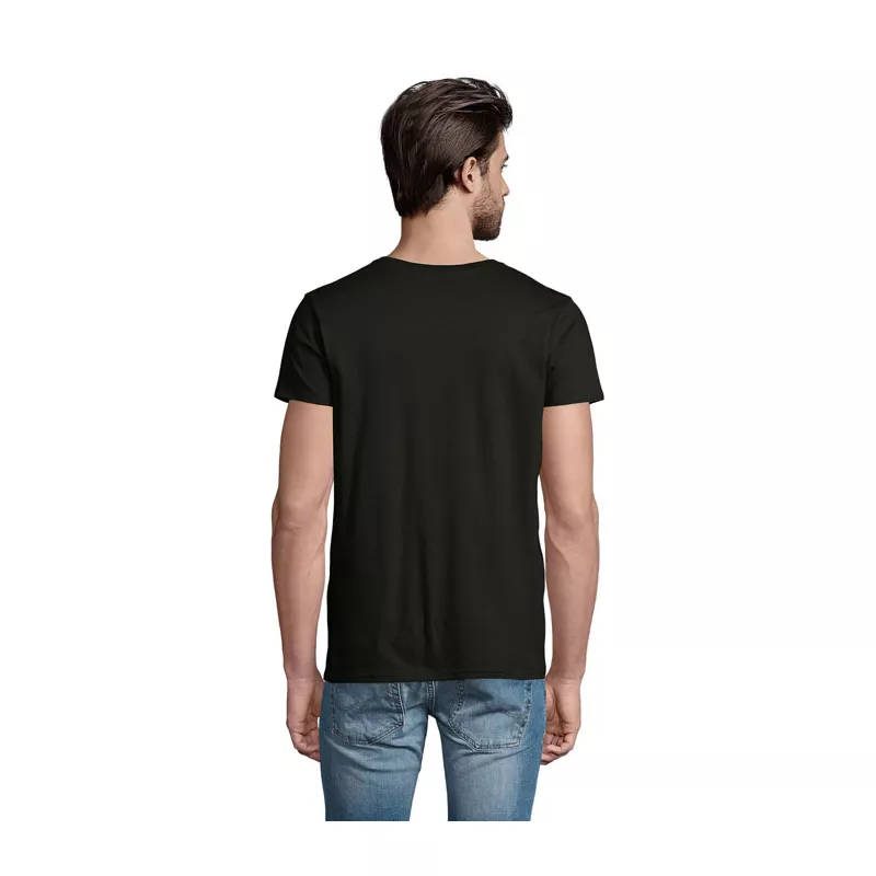 Koszulka męska organiczna 175 g/m² Sol's PIONEER MEN - Deep Black (S03565-DB)