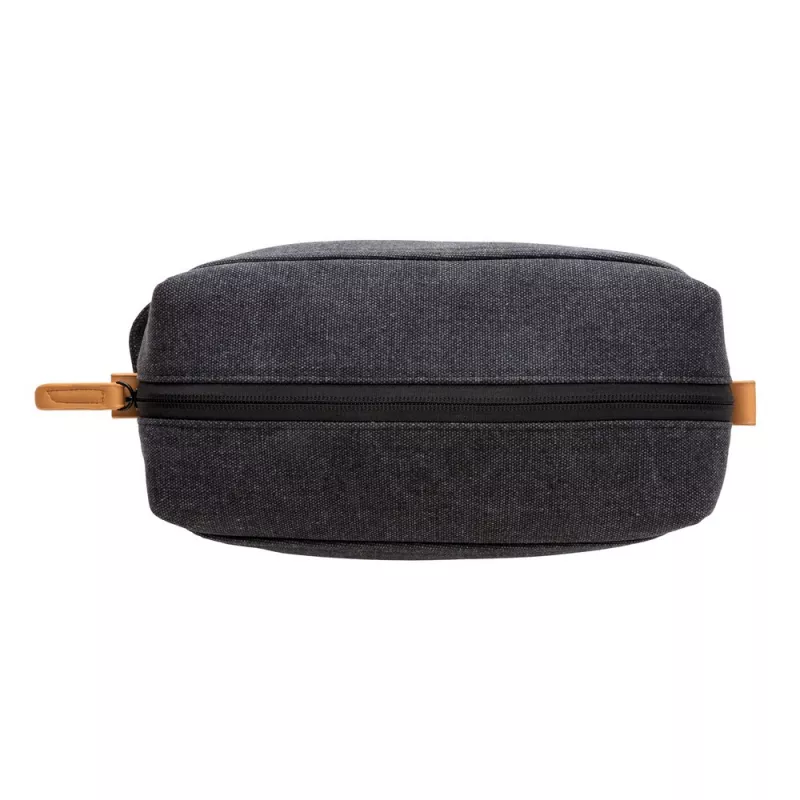 Kosmetyczka płócienna - czarny (P703.041)