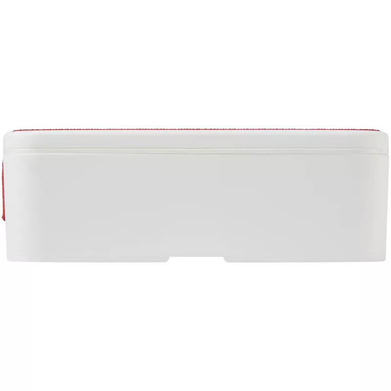 MIYO jednopoziomowe pudełko na lunch  - Biały-Czerwony (21046901)