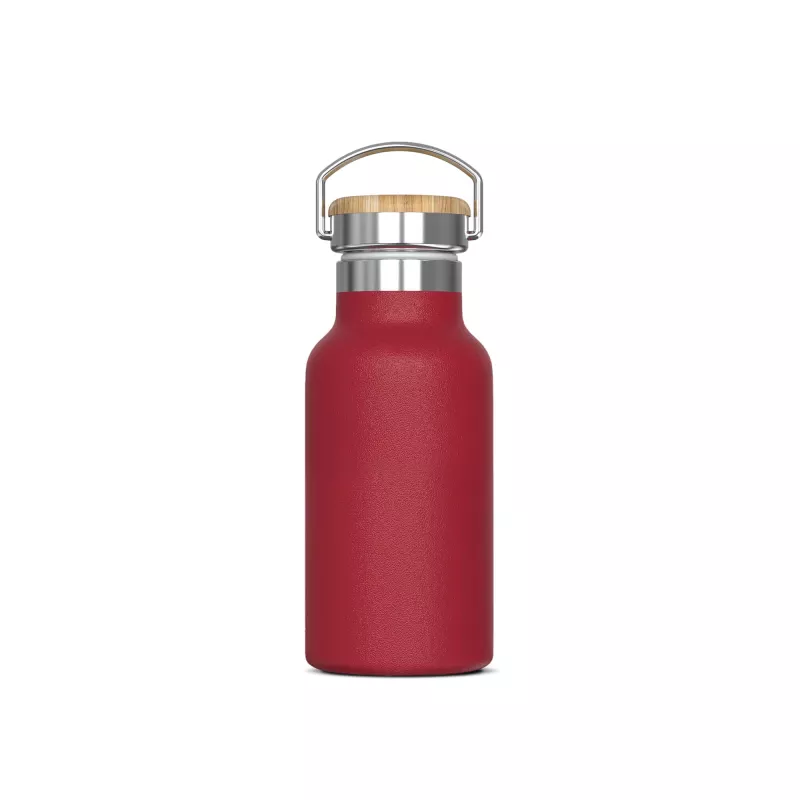 Butelka termiczna z podwójnymi ściankami Ashton 350ml - ciemnoczerwony (LT98881-N0020)