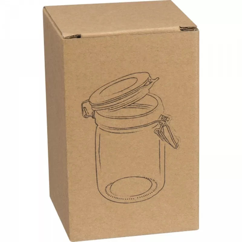 Słoik szklany 200 ml BROOKE - przeźroczysty (8262366)