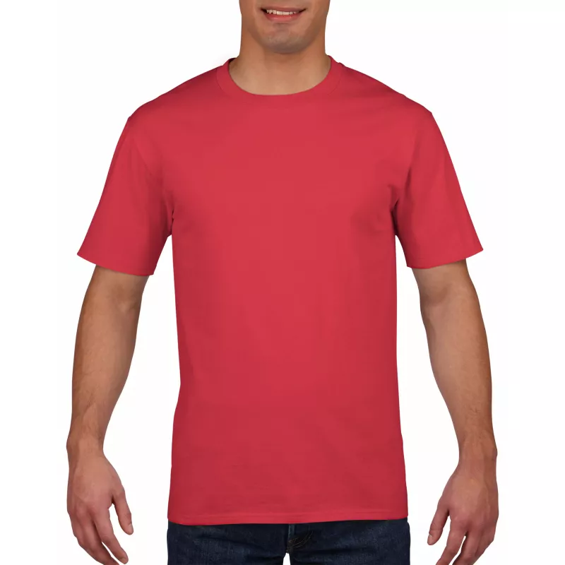 Koszulka bawełniana 185g/m² Gildan Premium Cotton® - Red (4100-RED)