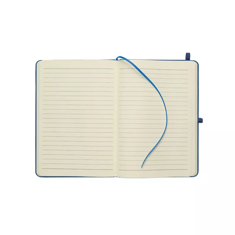 Notes A5 w okładce z PU 96 kartek w linię ARCOLOOP - Niebieski (MO3124-04)