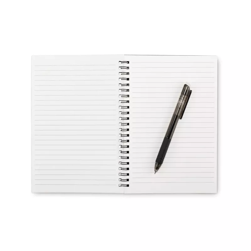Notes wielokrotnego użytku A5 18 kartek w linię NOBUUK - Czarny (MO6727-03)