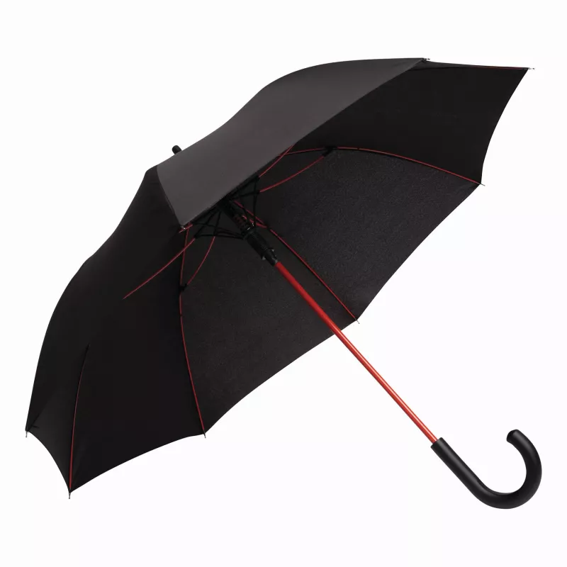 Automatyczny parasol - czarny, czerwony (56-0103351)