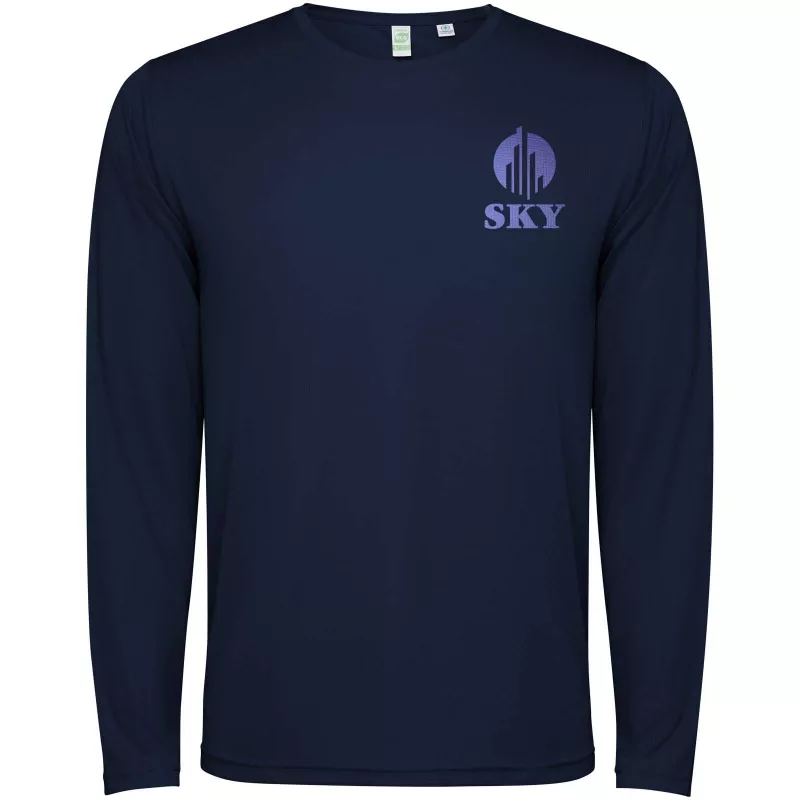 Estoril long sleeve kids t-shirt - Navy Blue (K0432-NAVYBLUE)