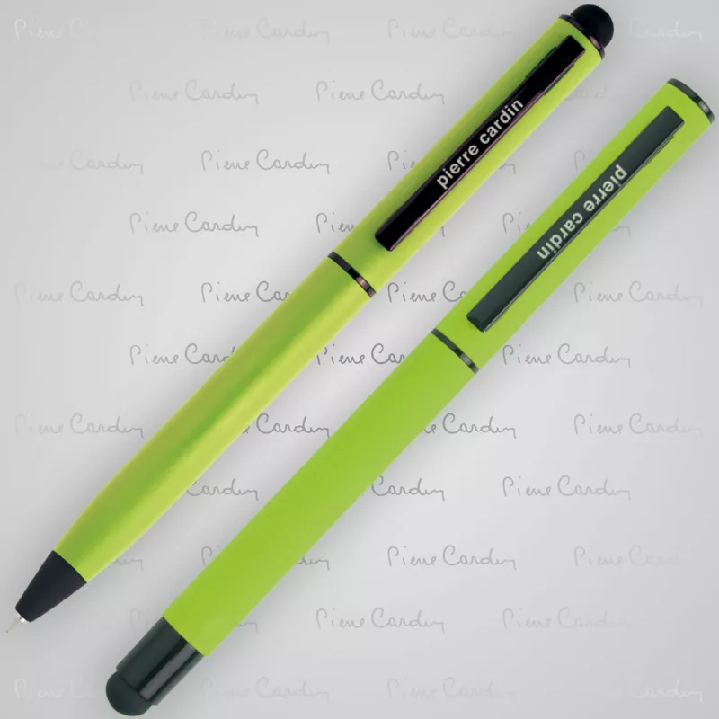 Zestaw piśmienny touch pen, soft touch CELEBRATION Pierre Cardin - jasnozielony (B0401007IP329)
