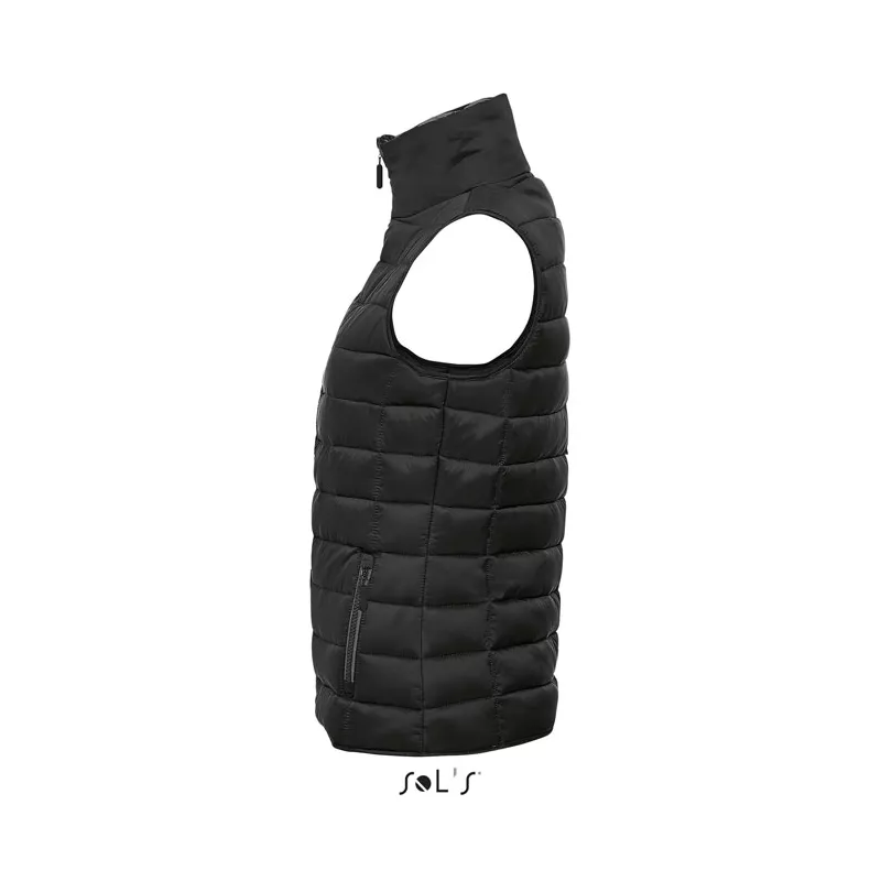 Kamizelka pikowana damska Sol's WAVE WOMEN - Czarny (S01437-BK)
