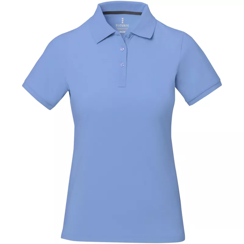 Damskie polo Calgary z krótkim rękawem - Jasnoniebieski (38081-L BLUE)