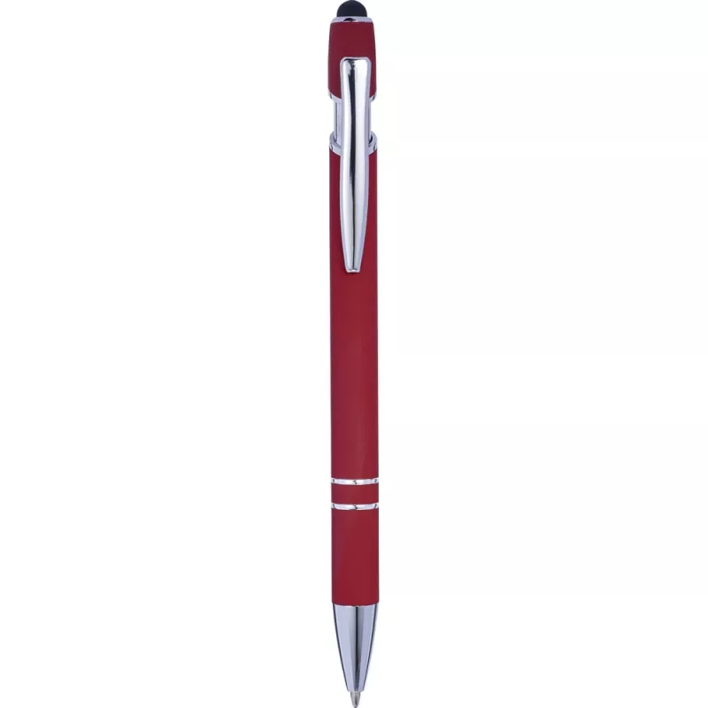 Długopis z touch pen-em - czerwony (V1917-05)
