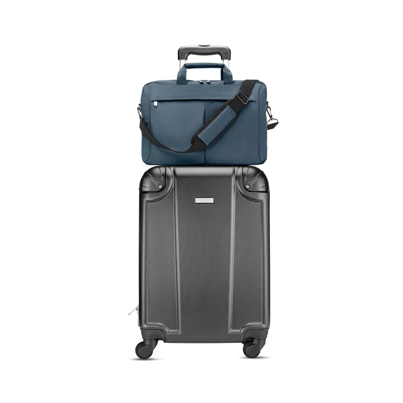 Torba na laptopa 15" z poliestru 360D STOCKHOLM - Niebieski (MO8957-04)