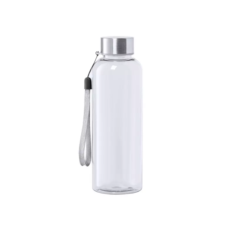 Butelka szklana z zakrętką ze stali nierdzewnej 500 ml - neutralny (V0983-00)