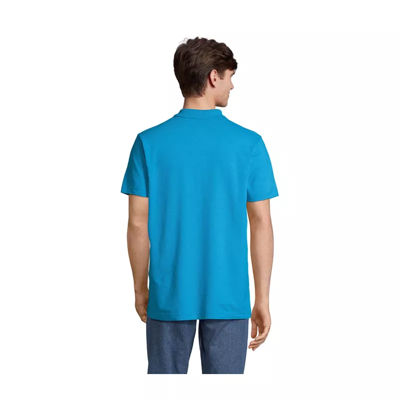 Koszulka polo unisex z czesanej bawełny Sol's PULSE - Aqua (S04502-AQ)
