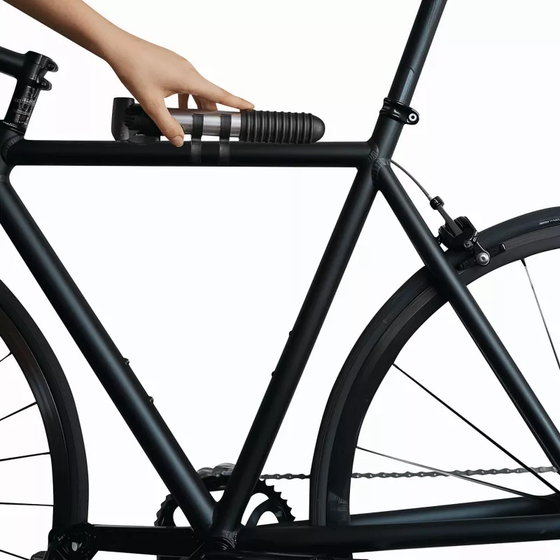 Pompka rowerowa - czarny, srebrny (56-0605101)