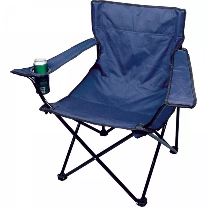 Krzesło składane SUZANNE - granatowy (5510444)