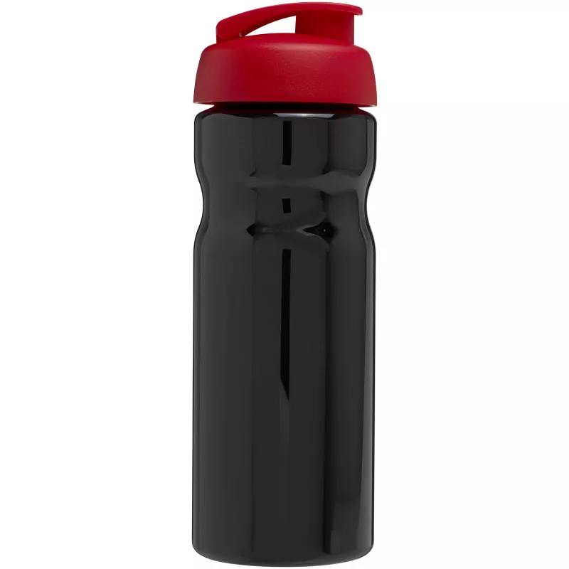 Bidon H2O Base® o pojemności 650 ml z wieczkiem zaciskowym - Czarny-Czerwony (21004514)