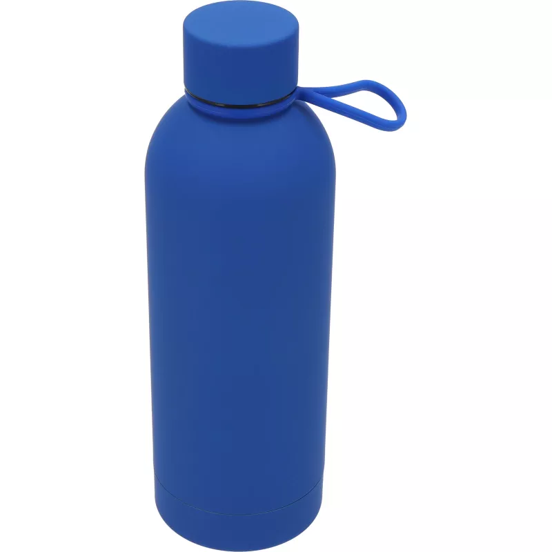 Butelka stalowa soft touch OSTRAVA 750 ml - niebieski (496804)