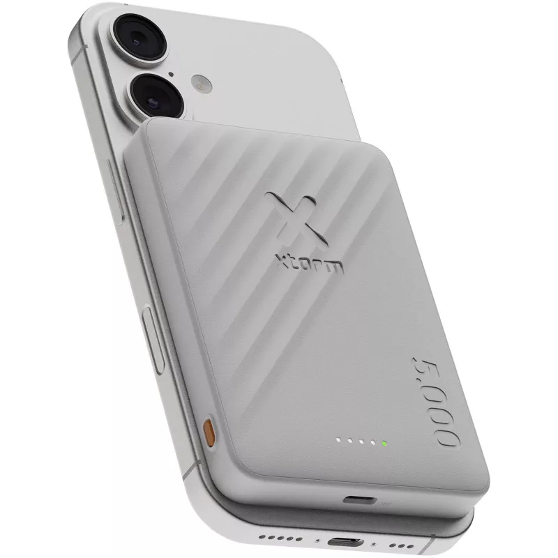 Xtorm Go2 powerbank o mocy 15 W i pojemności 5000 mAh z szybkim ładowaniem - Biały (12460201)