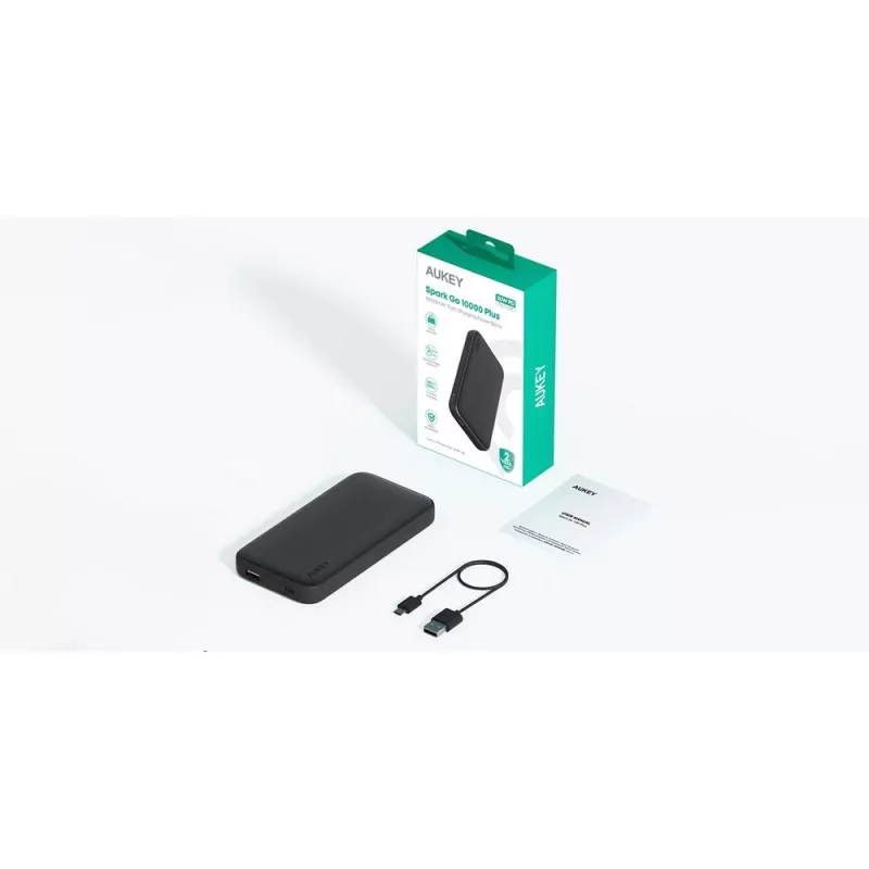 Power bank 10000 mAh Aukey - czarny (VAM13-03)