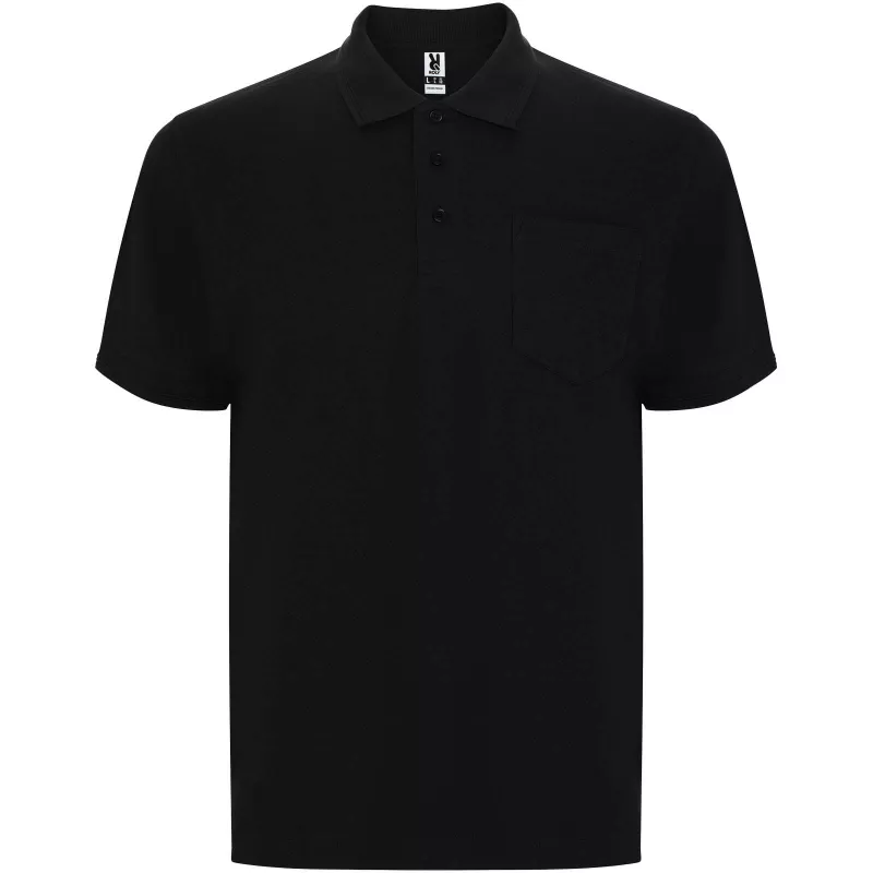 Centauro Premium koszulka polo unisex z krótkim rękawem - Czarny (R6607-BLACK)