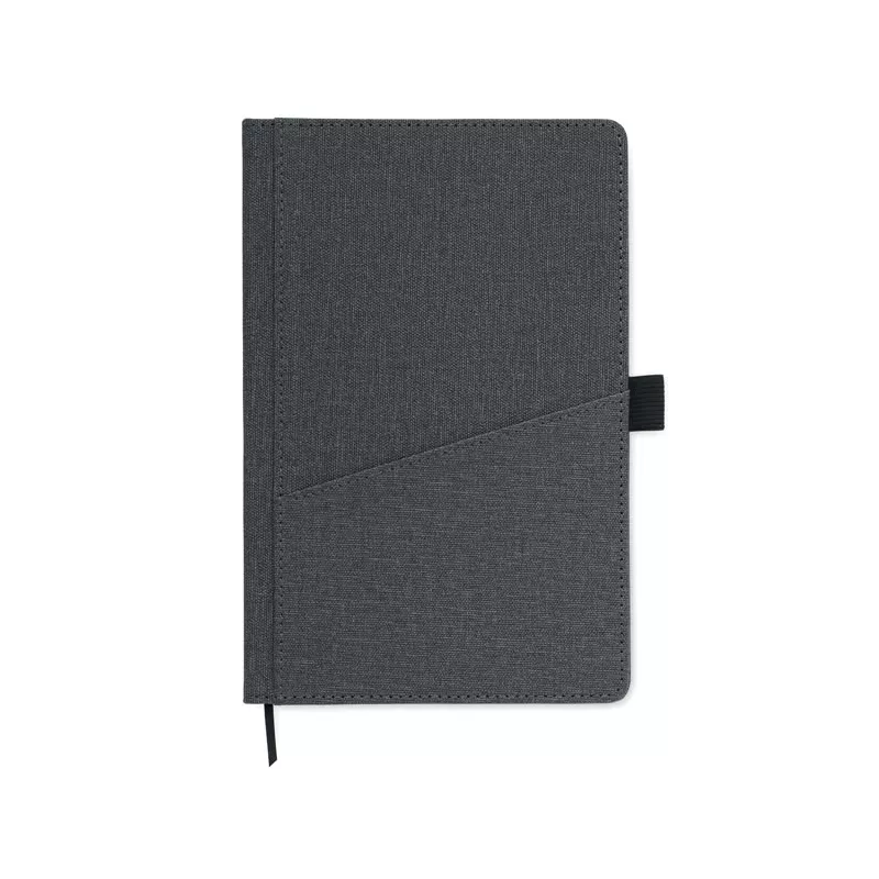 Notes A5 z kieszenią 80 kartek w linię CINCO - Kamienny Szary (MO2285-15)