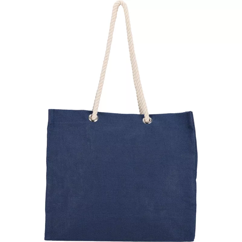 Torba z juty z portfelem MILDRED - niebieski (6086504)