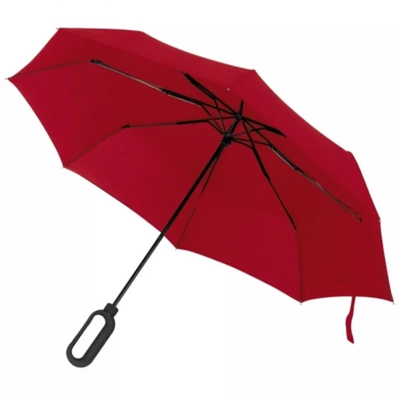 Parasol manualny Ø98 cm ERDING - czerwony (088505)