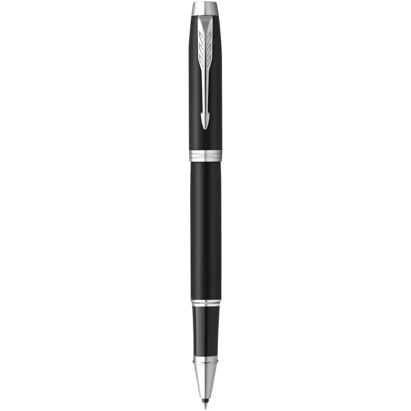 Parker IM Essentials – elegancki zestaw piśmienniczy: pióro i długopis, kolor czarny - Czarny (10801490)