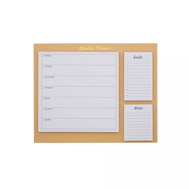 Planner na biurko Shu - beżowy (R73647.13)