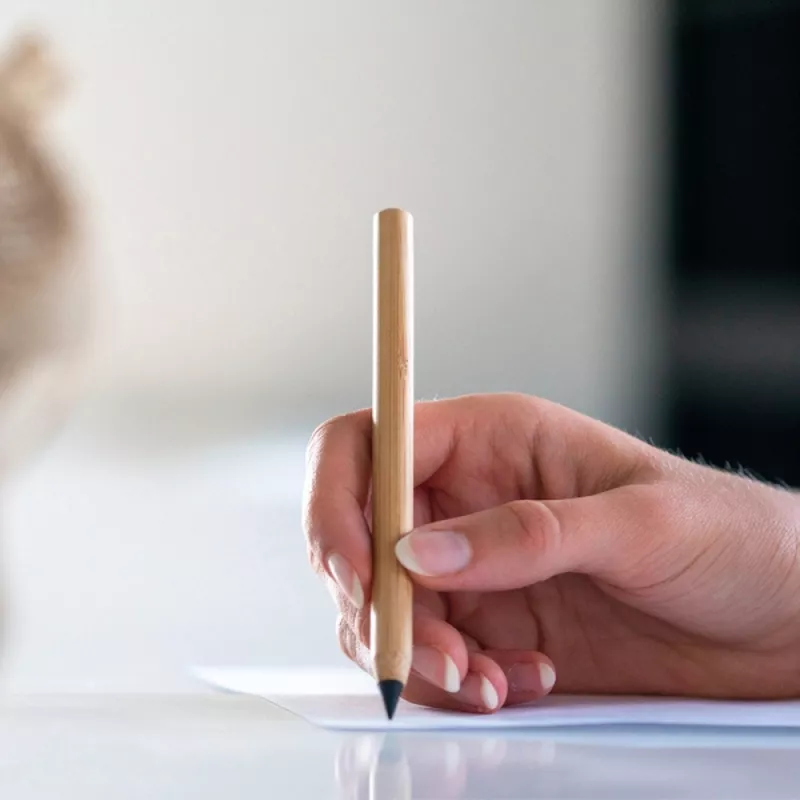 Ołówek wieczny bambusowy AMBER - beżowy (1253813)