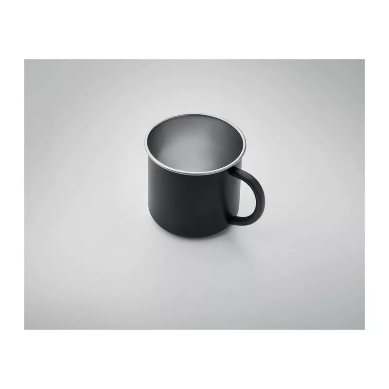 Kubek ze stali z recyklingu 300 ml CARIBU - Czarny (MO2226-03)