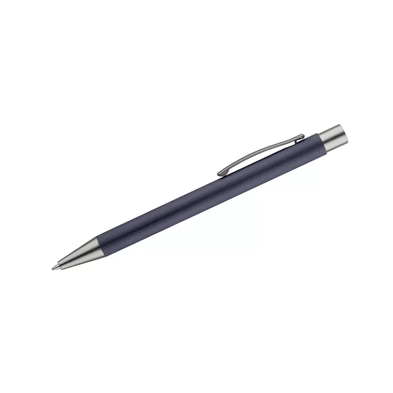 Długopis aluminiowy z gumowaną powierzchnią GOMA - granatowy (19617-06)