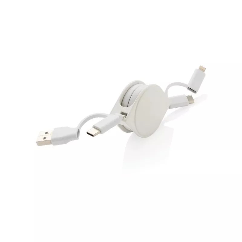 Kabel do ładowania 6 w 1 - biały (P302.663)