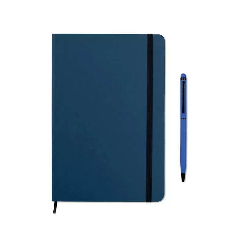 Notes A5 z długopisem 72 kartki w linię NEILO SET - Niebieski (MO9348-04)