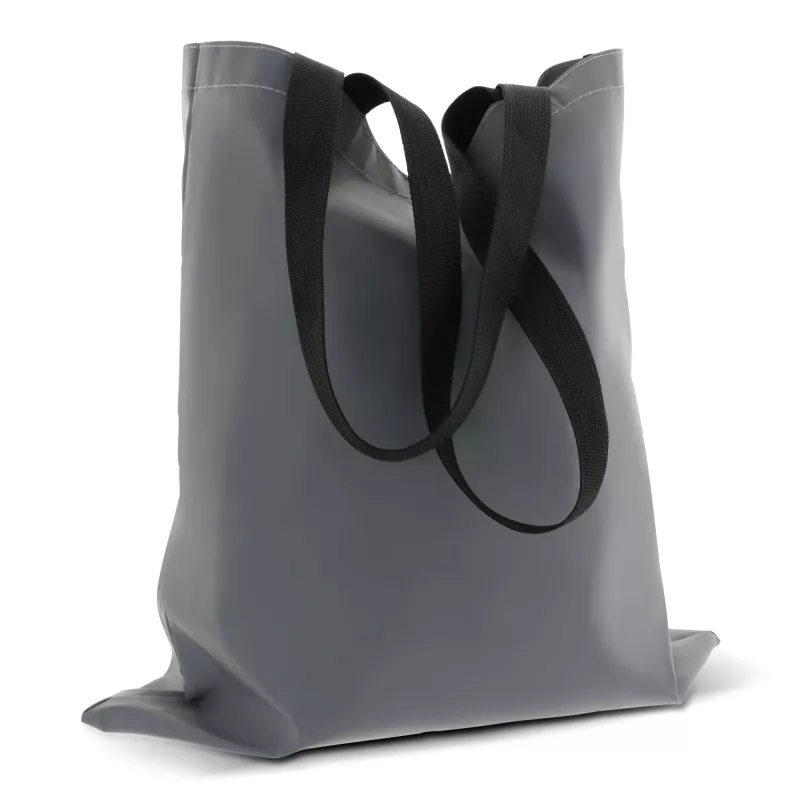 Odblaskowa torba na zakupy z wewnętrzną kieszenią 35x40cm - szary (LT95260-N0061)