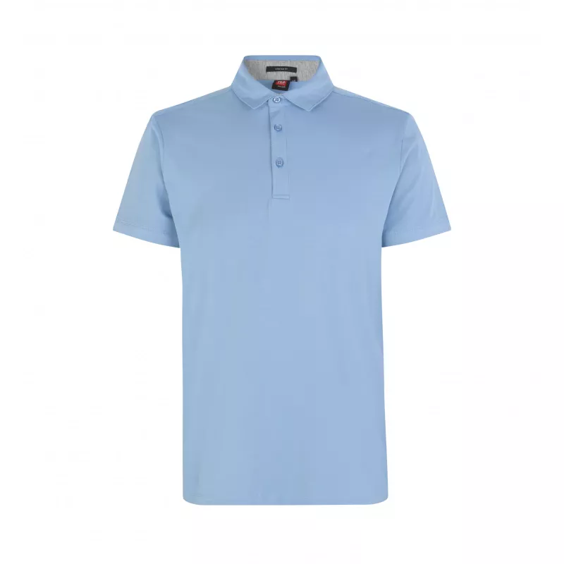 Koszulka bawełniana 185 g/m² ID Polo biznes/Jersey 0534 - Light Blue (0534-LIGHT BLUE)