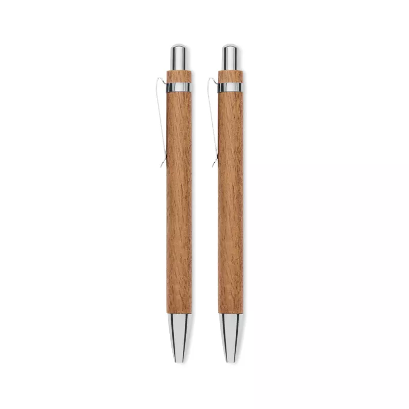 Zestaw długopis i ołówek JAKARTA SET - Drewna (MO3173-40)