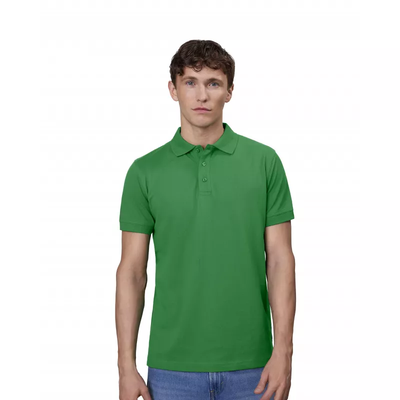 Koszulka bawełniana 210 g/m² ID Polo/stretch 0525 - Green (0525-GREEN)