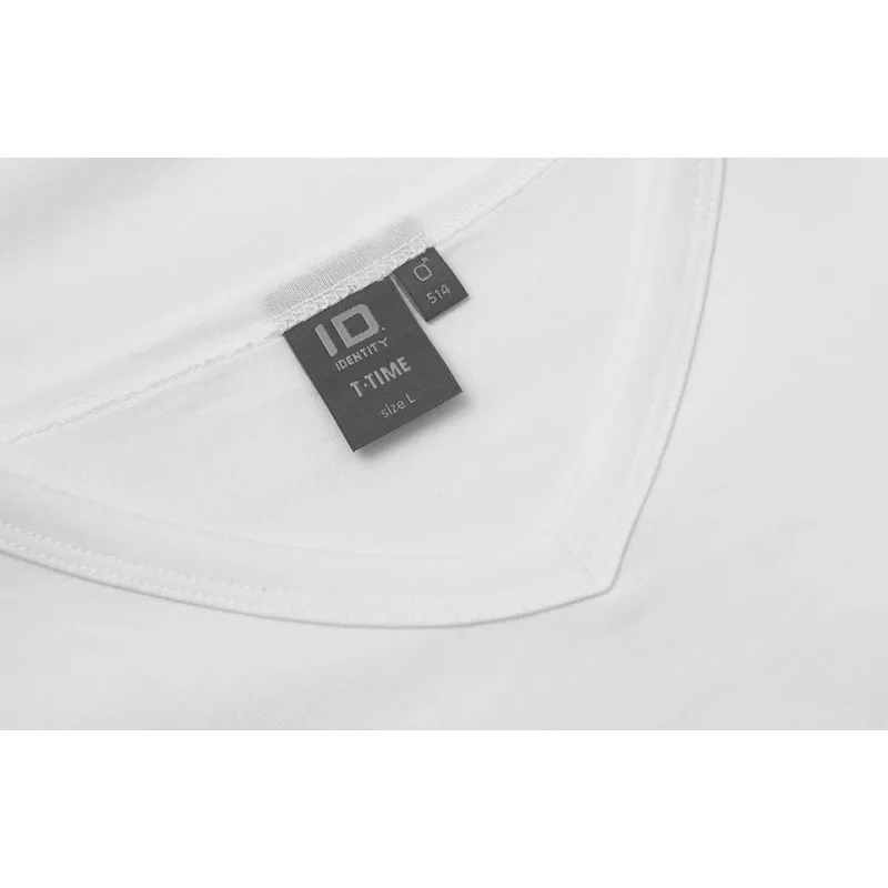 T-shirt ID  T - TIME®/v-neck 175 g/m² - White (0514-WHITE)