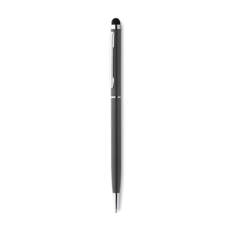 Długopis aluminiowy z rysikiem NEILO TOUCH - Tytanowy (MO8209-18)