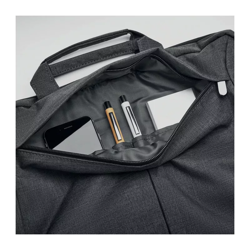 Torba na laptopa 15" z poliestru 360D STOCKHOLM - Szary (MO8957-07)