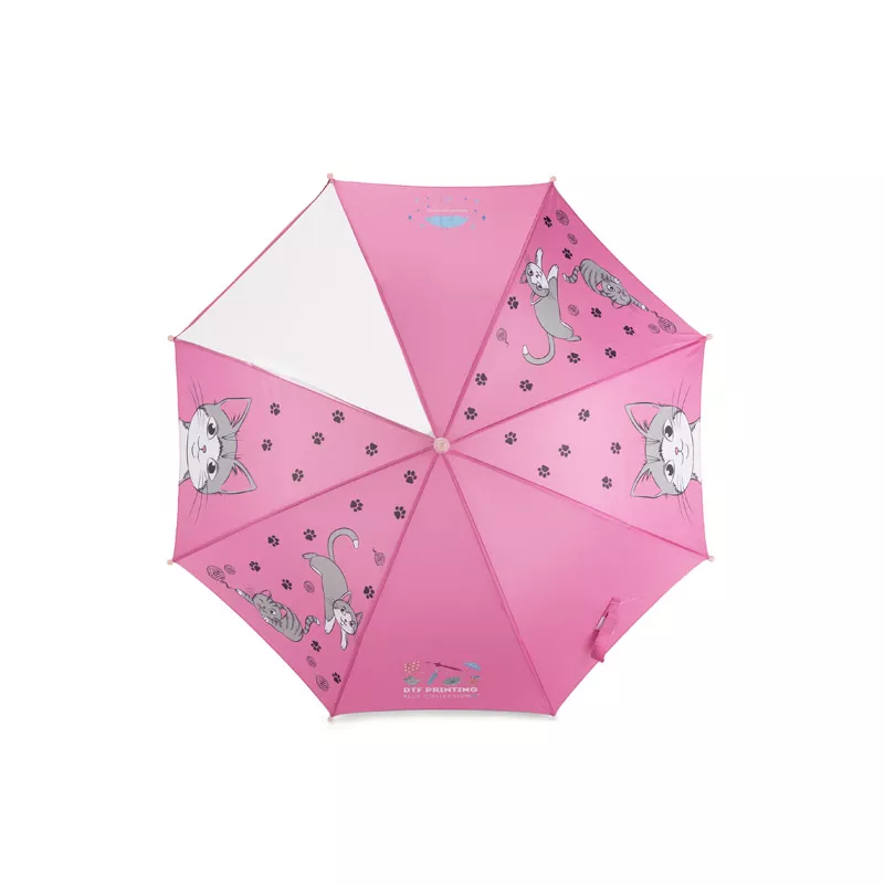 Parasol dziecięcy MIAU - różowy (37064-21)