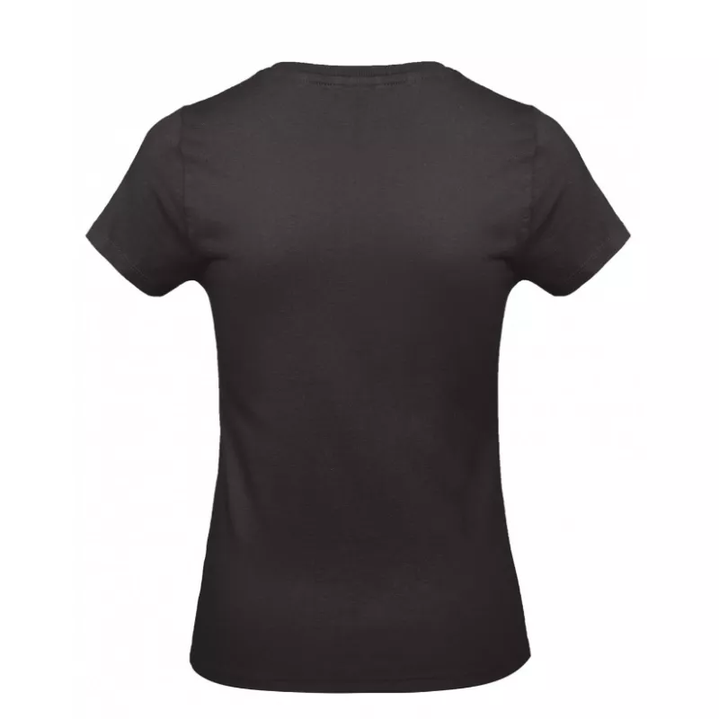 Damska koszulka reklamowa 185 g/m² B&C #E190 / WOMEN - Black (002) (TW04T/E190-BLACK)