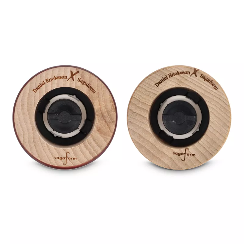 Sagaform Gurken – zestaw młynków do soli i pieprzu, 15 cm (mały) - ciemnoczerwony (LT52260-N0020)