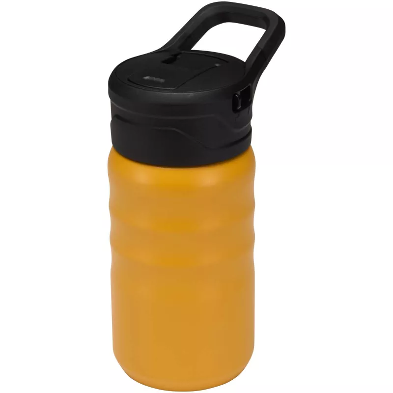 Bidon sportowy Knox o pojemności 350 ml, wykonana ze stali nierdzewnej z podwójnymi ściankami i materiału pochodzącego z recy - Żółty (10095211)