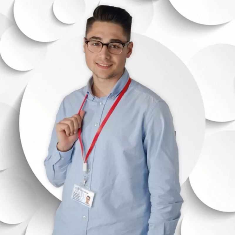 Smycz do transferu danych z micro USB LE PORT - czerwony (063905)