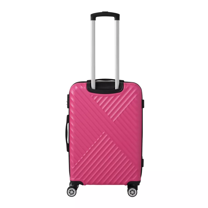 Zestaw walizek - różowy (56-2220008)