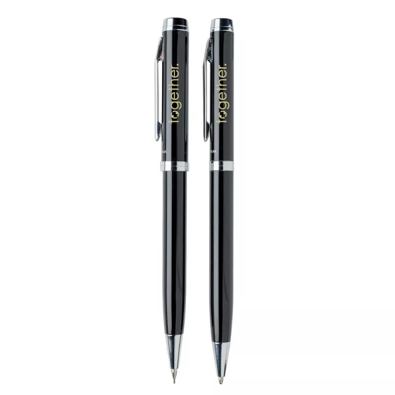 Zestaw piśmienny Swiss Peak Luzern, długopis i ołówek - czarny (P610.490)