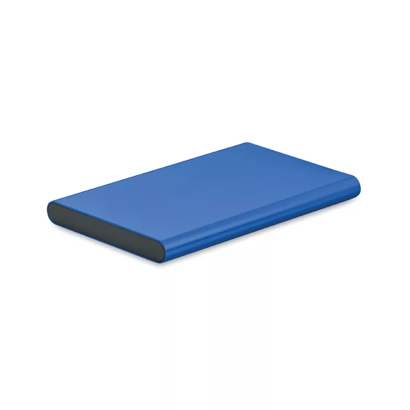 Powerbank płaski 4000 mAh aluminiowy POWERFLAT C - Niebieski (MO6825-37)
