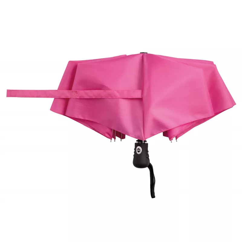 Automatyczny, wiatroodporny, kieszonkowy parasol BORA - ciemnoróżowy (56-0101282)